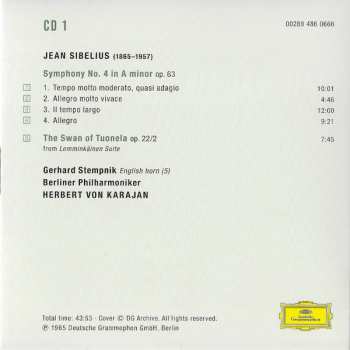 5CD/Doos/Blu-ray Herbert von Karajan: Karajan Sibelius: Complete Recordings On Deutsche Grammophon