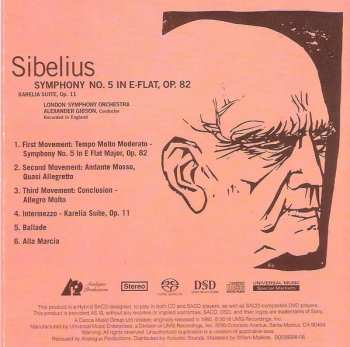SACD The London Symphony Orchestra: Symphony No.5 And Karelia Suite