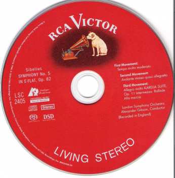SACD The London Symphony Orchestra: Symphony No.5 And Karelia Suite