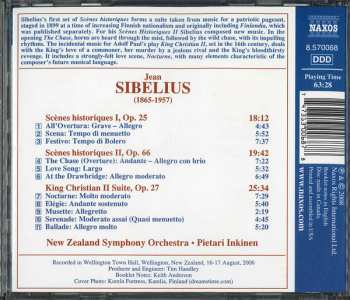 CD Jean Sibelius: Scenes Historiques I And II / King Christian II Suite Op.27