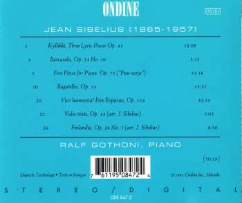 CD Jean Sibelius: Works For Piano