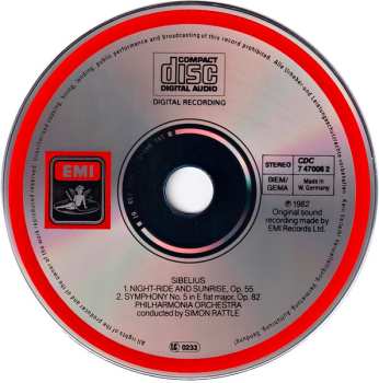CD Philharmonia Orchestra: Symphony No.5 In E Flat - Night Ride And Sunrise