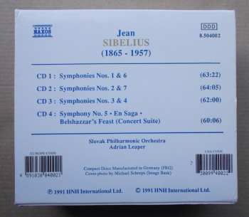 4CD/Doos Jean Sibelius: Symphonies Nos. 1 - 7 / En Saga • Belshazzar's Feast