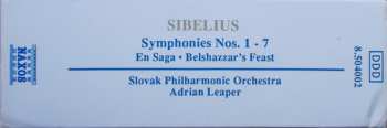 4CD/Doos Jean Sibelius: Symphonies Nos. 1 - 7 / En Saga • Belshazzar's Feast