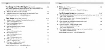 5CD/Doos Jean Sibelius: Songs