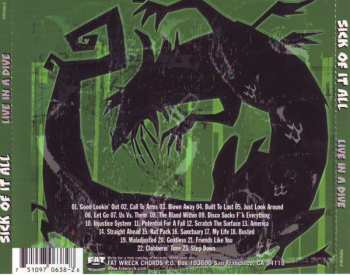 CD Sick Of It All: Live In A Dive