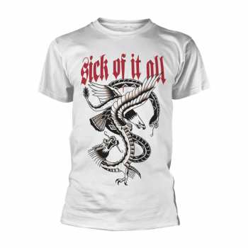 Merch Sick Of It All: T-shirt Eagle (white)