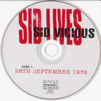 2CD Sid Vicious: Sid Lives