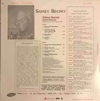 LP Sidney Bechet: Bechet Souvenirs CLR