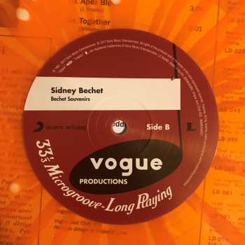 LP Sidney Bechet: Bechet Souvenirs CLR