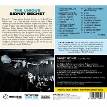CD Sidney Bechet: The Unique Sidney Bechet