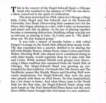 CD The Siegel-Schwall Band: The Reunion Concert