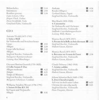 3CD Siegfried Barchet: Cellist And Composer