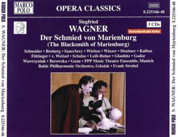 3CD Siegfried Wagner: Der Schmied Von Marienburg (The Blacksmith of Marienburg)
