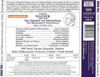 3CD Siegfried Wagner: Der Schmied Von Marienburg (The Blacksmith of Marienburg)