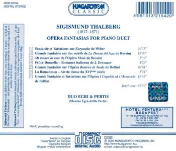 CD Sigismond Thalberg: Opera Fantasias For Piano Duet
