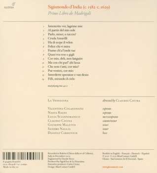 CD Sigismondo D'India: Primo Libro de Madrigali 