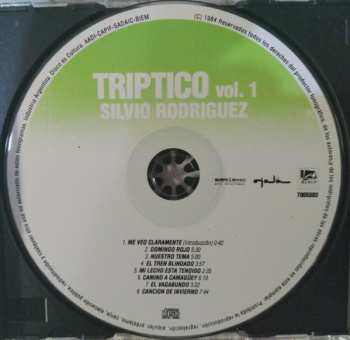 CD Silvio Rodríguez: Tríptico (Volúmen Uno)