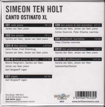 12CD/Doos Simeon ten Holt: Canto Ostinato XL