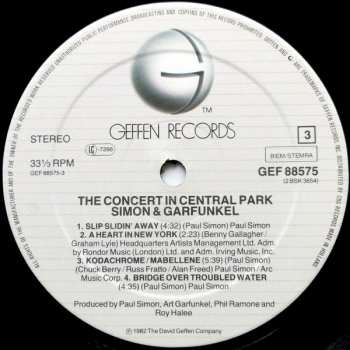 2LP Simon & Garfunkel: The Concert In Central Park