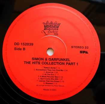 LP Simon & Garfunkel: The Hits Collection Part 1