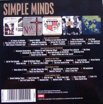 5CD/Doos Simple Minds: 5 Album Set