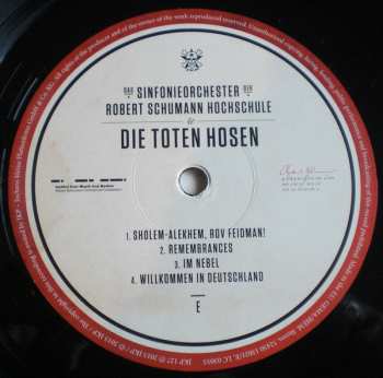 3LP/DVD Die Toten Hosen: "Entartete Musik" : Willkommen in Deutschland - Ein Gedenkkonzert