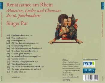 CD Singer Pur: Renaissance Am Rhein