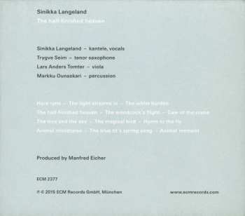CD Sinikka Langeland: The Half-finished Heaven