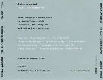 CD Sinikka Langeland: The Half-finished Heaven
