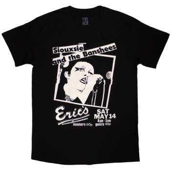 Merch Siouxsie & The Banshees: Siouxsie & The Banshees Unisex T-shirt: Eric's (black) (small) S