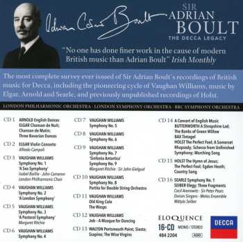 16CD/Doos Sir Adrian Boult: The Decca Legacy, Volume 1 – British Music