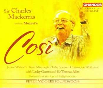 3CD/Doos Wolfgang Amadeus Mozart: Così