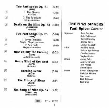 CD Sir Edward Elgar: Part - Songs