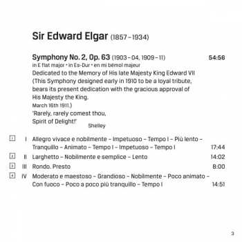 SACD Sir Edward Elgar: Symphony No. 2 / Serenade For Strings