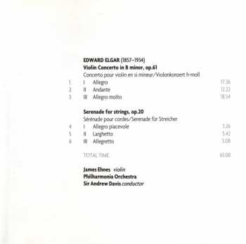 CD Philharmonia Orchestra: Violin Concerto • Serenade For Strings