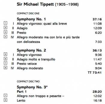 3CD/Doos Richard Hickox: Symphonies