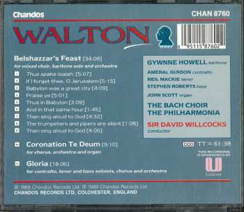 CD Philharmonia Orchestra: Belshazzar's Feast - Coronation Te Deum - Gloria