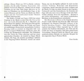 CD Sir William Walton: Spitfire Prelude And Fugue • Sinfonia Concertante • Hindemith Variations