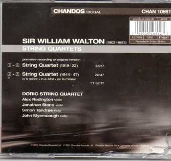 CD Sir William Walton: String Quartets
