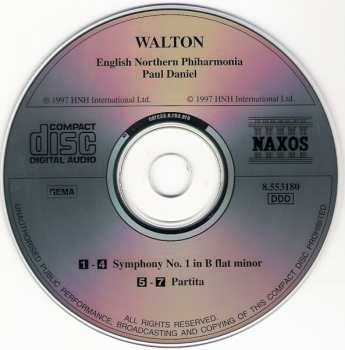 CD Sir William Walton: Symphony No. 1 / Partita