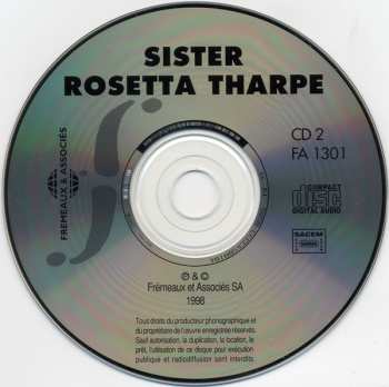 2CD Sister Rosetta Tharpe: Complete Sister Rosetta Tharpe = Intégrale Sister Rosetta Tharpe Vol. 1 (1938-1943)