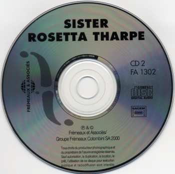 2CD Sister Rosetta Tharpe: Complete Sister Rosetta Tharpe Vol. 2: 1943-1947