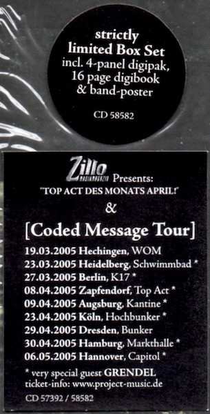 CD/Doos [:SITD:]: Coded Message: 12 LTD | DLX