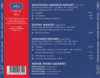 CD Johannes Brahms: Mozart • Mahler • Brahms