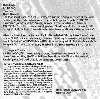 CD Skullflower: Kino I: Birthdeath