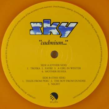 2LP Sky: Cadmium LTD | CLR