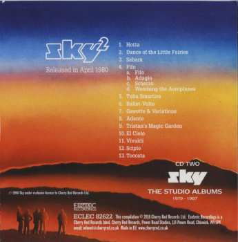 7CD/DVD/Doos Sky: The Studio Albums 1979-1987
