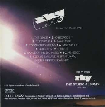 7CD/DVD/Doos Sky: The Studio Albums 1979-1987