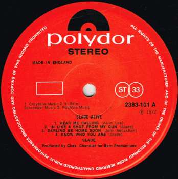 LP Slade: Slade Alive!